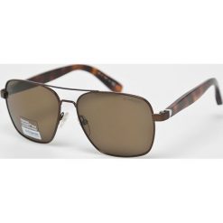 Polaroid - Okulary PLP0202. Pomarańczowe okulary przeciwsłoneczne męskie marki Polaroid, z materiału. W wyprzedaży za 239,90 zł.