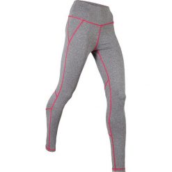 Legginsy sportowe shaping, długie LEVEL1 bonprix czarno-różowy hibiskus melanż. Czarne legginsy sportowe damskie bonprix, melanż, na fitness i siłownię. Za 54,99 zł.
