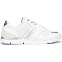 Tommy Hilfiger Tenisówki Biały. Białe trampki i tenisówki damskie TOMMY HILFIGER, bez wzorów, ze skóry, bez zapięcia. Za 462,95 zł.