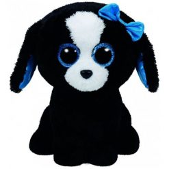 Przytulanki i maskotki: TY Maskotka Beanie Boos Tracey – Czarno-Biały Pies, Medium 24 Cm
