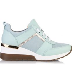 Sneakersy miętowe. Niebieskie sneakersy damskie Arturo Vicci. Za 319,00 zł.