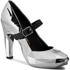 Półbuty UNITED NUDE - Lo Res Pump 1002914121 Steel Chrome. Szare półbuty damskie skórzane marki United Nude, na obcasie. W wyprzedaży za 779,00 zł.