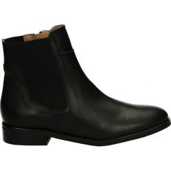 Botki - 2077832 NERO. Czarne botki damskie skórzane Venezia. Za 229,00 zł.