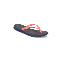Japonki Havaianas SLIM LOGO. Niebieskie japonki damskie marki NABAIJI, z kauczuku. Za 83,30 zł.