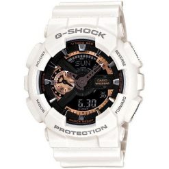 Zegarek Casio Męski GA-110RG-7AER G-Shock biały. Białe zegarki męskie CASIO. Za 447,50 zł.