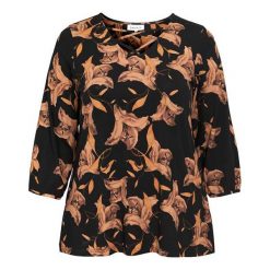 Zhenzi Bluzka Cora czarny we wzory female czarny/ze wzorem 42/44 (S). Czarne bluzki damskie Zhenzi, s, bez wzorów, z dżerseju, z dekoltem w serek. Za 279,00 zł.
