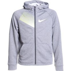 Nike Performance DRY HOODIE Bluza rozpinana carbon heather/volt. Szare bluzy męskie marki Nike Performance, z poliesteru. Za 199,00 zł.