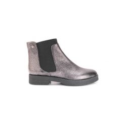 Botki Liu Jo S65079 P0225 / Beatle Dalida. Szare botki damskie Liu Jo, bez obcasa, bez zapięcia. Za 249,00 zł.