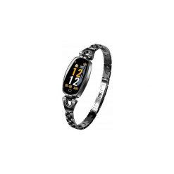 Smartband H8 Smartwatch Zegarek Damski Bransoleta Czarna. Czarne, cyfrowe zegarki damskie producent niezdefiniowany, sztuczne. Za 169,99 zł.