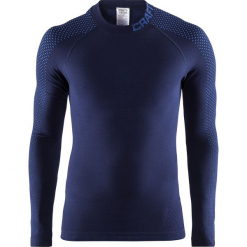 Męska podkoszulka CRAFT Warm Intensity Blue. Niebieskie podkoszulki męskie marki Astratex, m, z materiału. Za 204,99 zł.