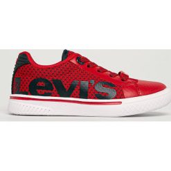 Levi's - Buty dziecięce. Szare trampki chłopięce Levi's®, bez wzorów, z gumy, sportowe, z okrągłym noskiem, na sznurówki. W wyprzedaży za 149,90 zł.