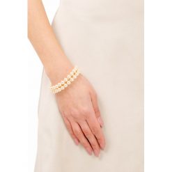 Bransoletki damskie: Bransoletka w kolorze waniliowym