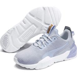 Buty "Cell Phase Wave" w kolorze szarym do biegania. Szare buty sportowe damskie Puma, z materiału, do biegania. W wyprzedaży za 249,95 zł.