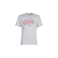 T-shirty z krótkim rękawem Columbia LEATHAN TRAIL TEE. Szare t-shirty męskie marki Columbia, s, bez wzorów, bez kołnierzyka, krótkie. Za 109,00 zł.