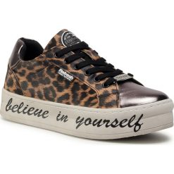 Sneakersy REFRESH - 72499 Leopardo C. Pomarańczowe półbuty damskie Refresh, ze skóry ekologicznej. Za 219,00 zł.