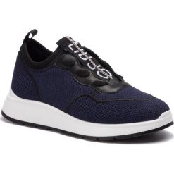 Sneakersy Liu Jo Asia 04 B69007 TX047. Niebieskie półbuty damskie Liu Jo, bez wzorów, bez obcasa, bez zapięcia. W wyprzedaży za 299,00 zł.