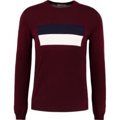 Swetry klasyczne męskie: Wood Wood LEON Sweter burgundy
