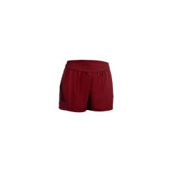 Spodenki do rugby R500 damskie. Czerwone szorty damskie OFFLOAD, s, bez wzorów, z elastanu. Za 39,99 zł.