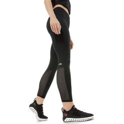 Legginsy The North Face Active Trail Mesh High Rise 7/8 T94AOTJK3. Czarne legginsy damskie The North Face, l, bez wzorów, z meshu. Za 273,99 zł.