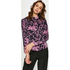 Vero Moda - Bluzka Olivia. Zielone bluzki damskie s, w kwiaty, z poliesteru, casualowe. W wyprzedaży za 59,90 zł.