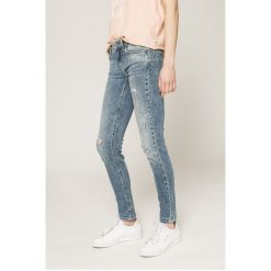Liu Jo - Jeansy PANTS. Niebieskie jeansy damskie rurki marki Liu Jo, z bawełny, z obniżonym stanem. W wyprzedaży za 379,90 zł.