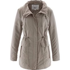 Kurtka parka bonprix brunatny. Brązowe kurtki damskie bonprix, z weluru. Za 99,99 zł.