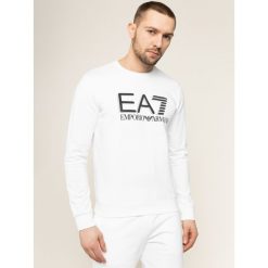 Bluza EA7 Emporio Armani 3HPM60 PJ05Z 1100. Białe bluzy męskie EA7 Emporio Armani, xxl, bez wzorów, z bawełny, bez kołnierzyka, bez rękawów, bez kaptura. W wyprzedaży za 279,00 zł.