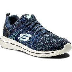 Buty SKECHERS - Burst 2.0 12651/NVTQ Nayv/Turquoise. Niebieskie buty do fitnessu damskie Skechers, z materiału. W wyprzedaży za 179,00 zł.