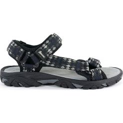SANDAŁY MĘSKIE AME RL1626 SZ+CZ. Szare sandały męskie American CLUB, ze skóry, bez zapięcia. Za 67,99 zł.
