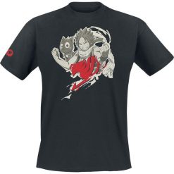 T-shirty męskie: Fairy Tail Natsu Cloud T-Shirt czarny