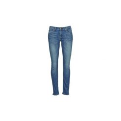 Jeansy slim fit Lee JADE. Niebieskie jeansy damskie Lee, bez wzorów, z jeansu. W wyprzedaży za 244,24 zł.