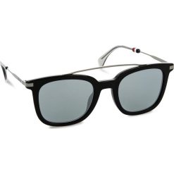 Okulary przeciwsłoneczne TOMMY HILFIGER - 1515/S Black 807. Czarne okulary przeciwsłoneczne damskie marki TOMMY HILFIGER. W wyprzedaży za 449,00 zł.