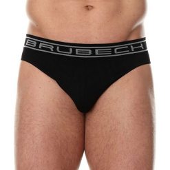 Slipy męskie: Brubeck Slipy męskie COMFORT COTTON czarne r. L (BE00290A)