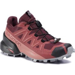 Buty SALOMON - Speedcross 5 W 411167 20 V0 Apple Butter/Winetasting/Alloy. Czerwone buty trekkingowe damskie Salomon, bez wzorów, z tworzywa sztucznego, klasyczne, bez obcasa, bez zapięcia. Za 569,00 zł.