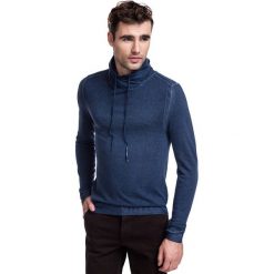 Sweter MIRONE SWGS000151. Pomarańczowe swetry męskie Giacomo Conti, m, bez wzorów, z wiskozy, eleganckie, bez kołnierzyka, bez kaptura. Za 399,00 zł.