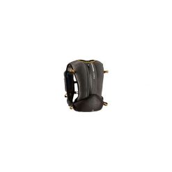 Plecak Do Biegania Trail 10 L Czarno-Brązowy. Czarne plecaki męskie KALENJI, bez wzorów, z elastanu. Za 129,99 zł.