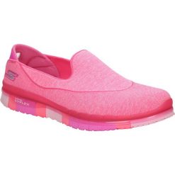 Sportowe skechers 14010. Różowe buty sportowe damskie Skechers, bez wzorów, z materiału, eleganckie. Za 349,99 zł.