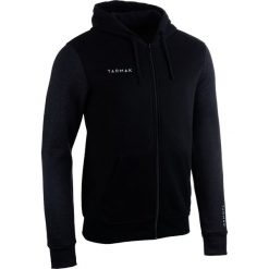 Bluza Z Kapturem Na Suwak 100 Do Koszykówki Męska. Czarne bluzy męskie TARMAK, xl, bez wzorów, z elastanu, z kapturem, bez rękawów, z kapturem. Za 79,99 zł.