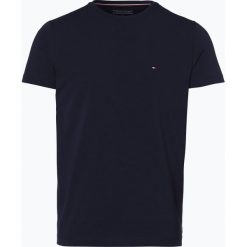 Tommy Hilfiger - T-shirt męski, niebieski. Niebieskie t-shirty męskie TOMMY HILFIGER, s, bez wzorów, z bawełny, bez kołnierzyka. Za 139,95 zł.