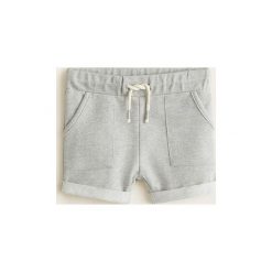 Mango Kids - Szorty dziecięce Surfy 80-104 cm. Szare spodenki chłopięce Mango Kids, bez wzorów, z bawełny, casualowe. Za 35,90 zł.
