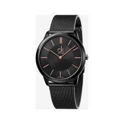 Calvin Klein Minimal Zegarek Czarny. Czarne zegarki męskie Calvin Klein, ze stali. Za 1191,95 zł.