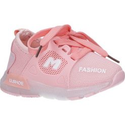 Różowe buty sportowe sznurowane casu 332. Różowe buty dziewczęce sportowe Casu, bez wzorów, na sznurówki. Za 44,99 zł.