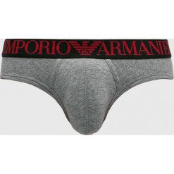 Emporio Armani - Slipy (2-pack). Szare slipy męskie marki Emporio Armani, s, z elastanu. W wyprzedaży za 139,90 zł.
