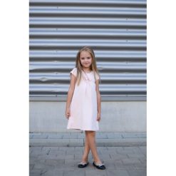 Sukienki dziewczęce: Sukienka Z Kokardką Różowa