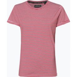 Superdry - T-shirt damski, czerwony. Czerwone t-shirty damskie marki Superdry, l, w paski, bez kołnierzyka. Za 129,95 zł.