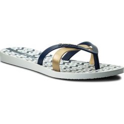 Japonki IPANEMA - Kirei Silk III Fem 82289 White/Blue 24495. Żółte klapki damskie marki Ipanema, bez wzorów, z tworzywa sztucznego, bez obcasa. Za 64,99 zł.