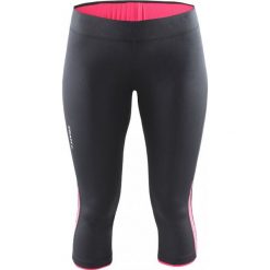 Spodnie damskie: Craft Spodnie sportowe damskie Prime Capri czarno-różowe r. XS (1903179-9478)