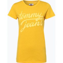 T-shirty damskie: Tommy Jeans – T-shirt damski, żółty