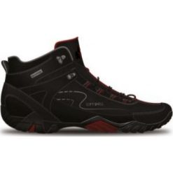 Buty trekkingowe męskie: ELBRUS Buty męskie Baash Mid Wp Black/ Red r. 41