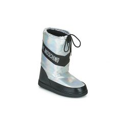 Śniegowce Love Moschino SKI BOOT. Szare śniegowce damskie Love Moschino, bez zapięcia. W wyprzedaży za 494,10 zł.